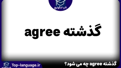 گذشته agree در زبان انگلیسی