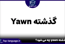 گذشته yawn چه می شود؟